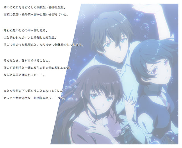 TV(テレビ)アニメ『ドメスティックな彼女』の出演者(キャスト・スタッフ紹介)