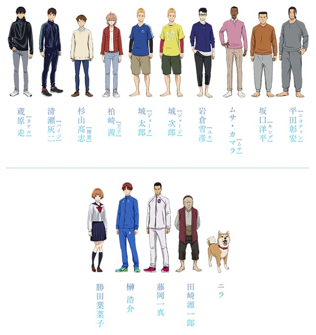 TV(テレビ)アニメ『風が強く吹いている』の登場人物(キャラクター・声優)